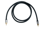 Audio Cinch RCA Kabel 100 cm 1 polig Stecker zu Stecker | System-S