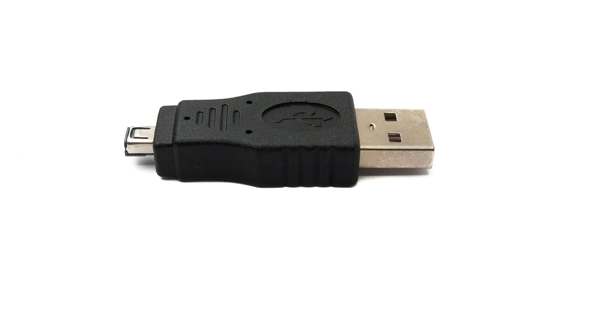 USB 2.0 Adapter Typ A Stecker zu HIROSE  MINI 4P Stecker Kabel in Schwarz | System-S
