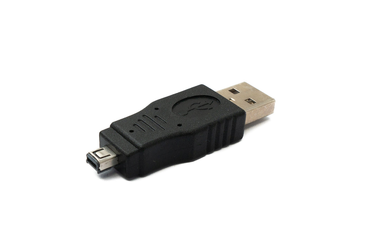 USB 2.0 Adapter Typ A Stecker zu HIROSE  MINI 4P Stecker Kabel in Schwarz | System-S