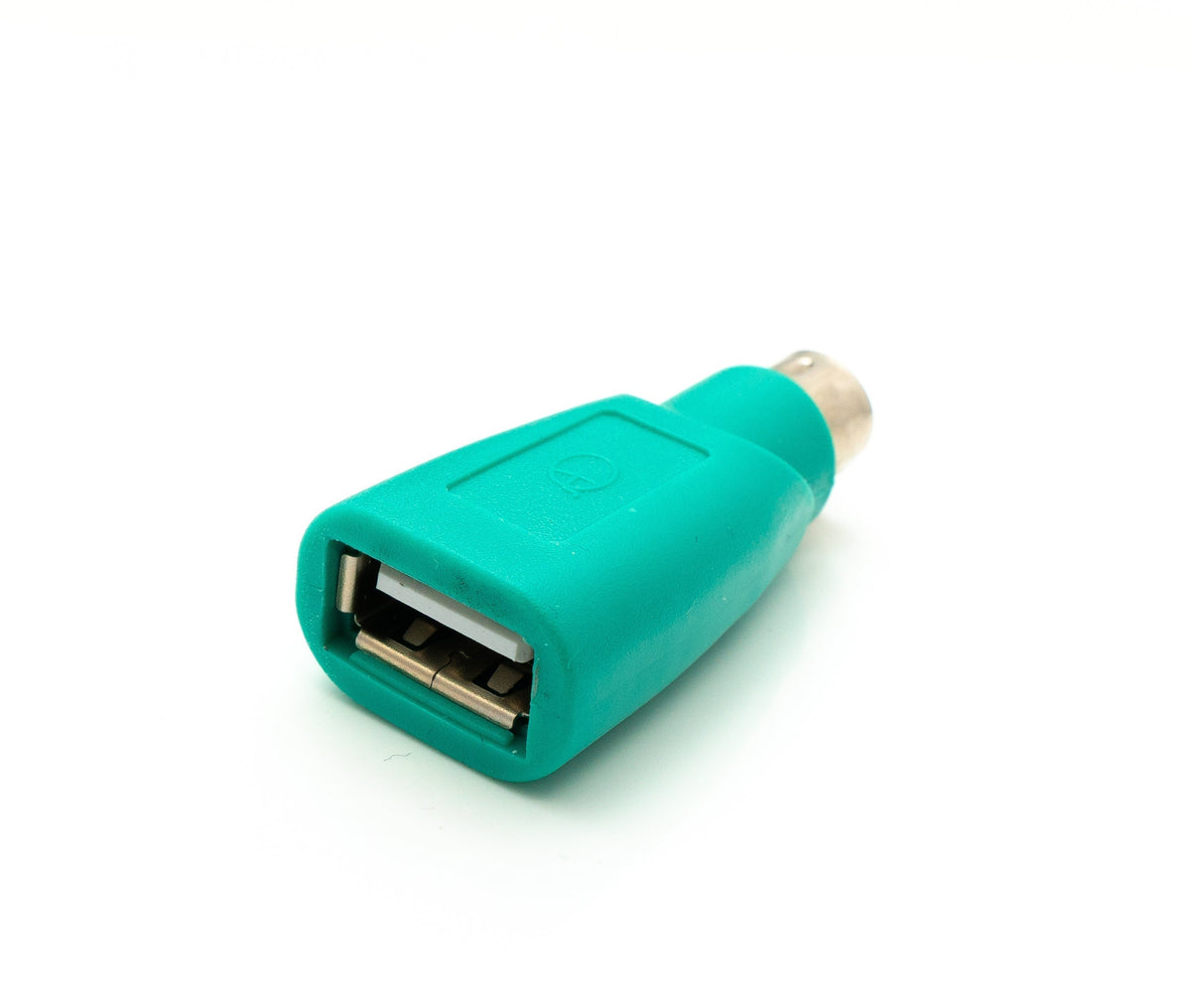 USB 2.0 Adapter Typ A Buchse zu PS/2 Stecker PS2 Kabel in Türkis | System-S