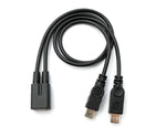USB 2.0 Y Kabel 30 cm Mini B Buchse zu Stecker + Micro B Stecker Ladekabel | System-S