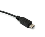 USB 2.0 Y Kabel 30 cm Mini B Buchse zu Stecker + Micro B Stecker Adapter Schwarz | System-S