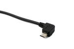 USB 2.0 Kabel 30 cm Micro B Stecker zu Stecker in Schwarz | System-S