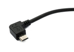 USB 2.0 Kabel 30 cm Micro B Stecker zu Stecker in Schwarz | System-S