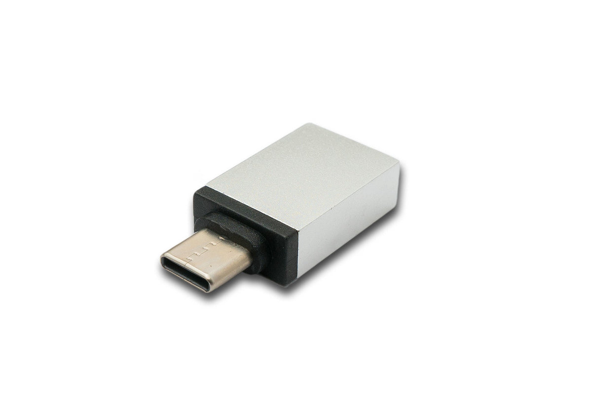 USB 3.1 Adapter Typ C Stecker zu 3.0 A Buchse 5 Gbit/s in Grau | System-S