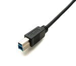 USB 3.0 Repeater Kabel 15 m Typ A Stecker zu B Stecker in Schwarz | System-S
