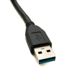USB 3.0 Repeater Kabel 15 m Typ A Stecker zu B Stecker in Schwarz | System-S
