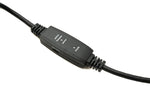 USB 3.0 Repeater Kabel 15 m Typ A Stecker zu B Stecker in Schwarz | System-S