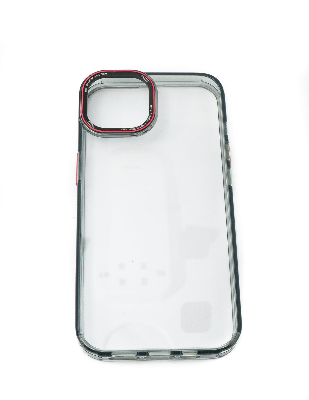 Schutzhülle stoßfest aus TPU in Schwarz Transparent Hülle für iPhone 14 | System-S