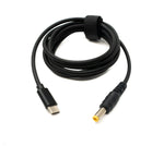 DC 20V Kabel 150 cm 5,5 x 2,5 Stecker zu USB 3.1 Typ C Stecker | System-S