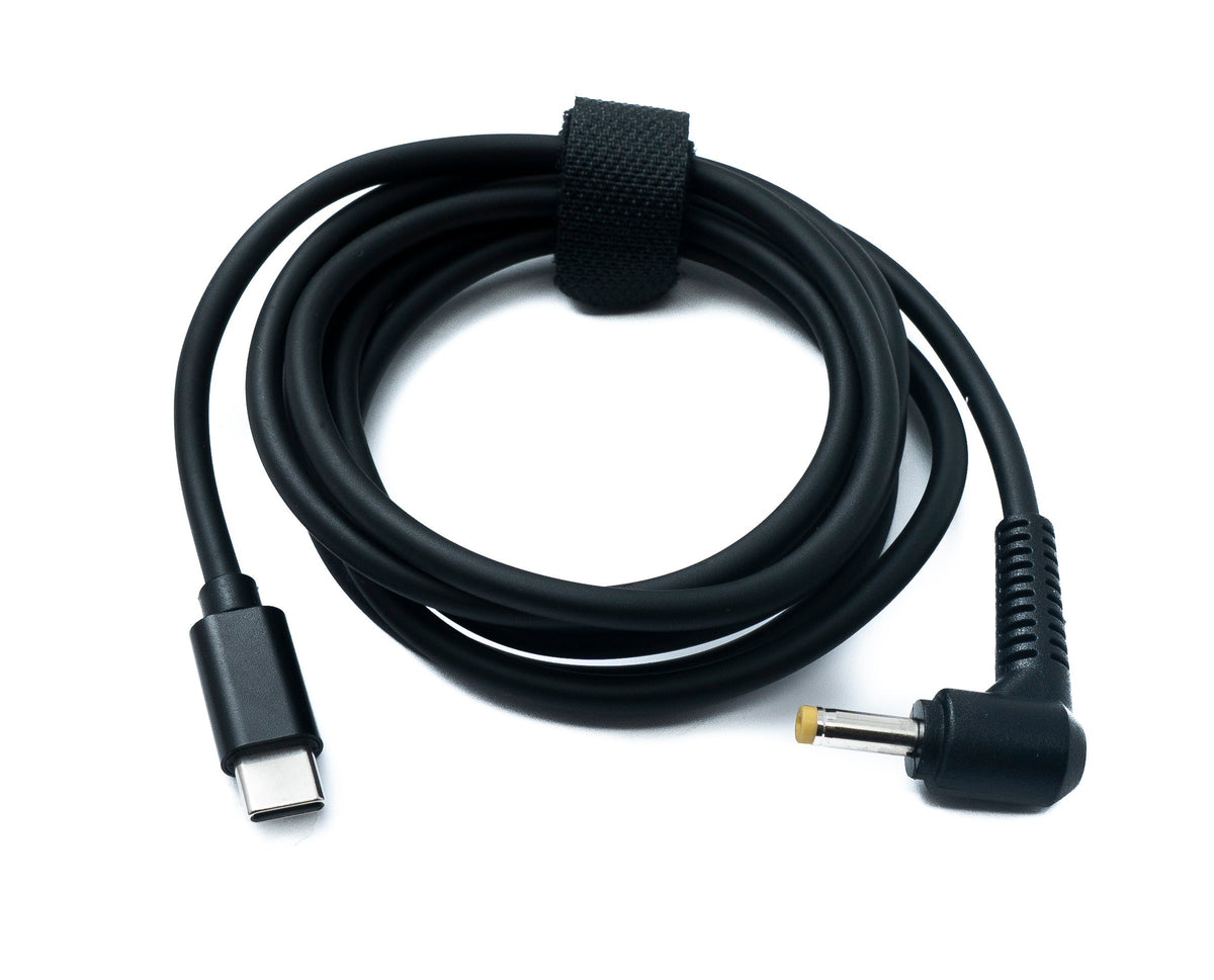 DC 20V Kabel 150 cm 4,0 x 1,7 Stecker zu USB 3.1 Typ C Stecker Winkel | System-S