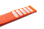 Armband 20 mm aus Nylon für Huawei Watch Smartwatch in Orange | System-S