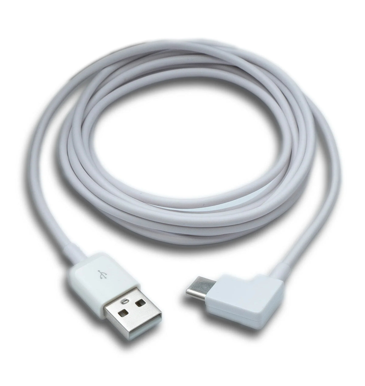 USB 3.1 Typ C 90° Gewinkelt zu USB 2.0 A Kabel 200 cm | System-S