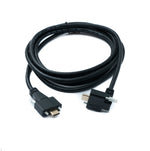 USB 3.1 Gen 2 Kabel 2 m Typ C Stecker zu Stecker Panel Mount Winkel Up Down Angled 10 Gbit/s 100W | System-S