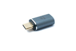 USB4 USB Adapter Typ C Stecker zu Buchse 40 Gbit/s USB 4.0 Kabel in Grau 100W | System-S