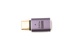USB4 Adapter Typ C Stecker zu Buchse 40 Gbit/s USB 4.0 Kabel  240 W in Grau | System-S