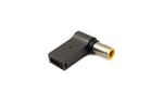 USB 3.1 Adapter Typ C Stecker zu DC 20V 7,9 x 5,5 mm Buchse in Grau | System-S
