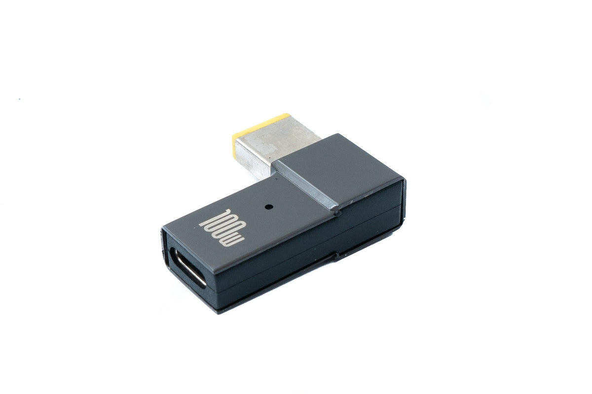 USB 3.1 Adapter Typ C Stecker zu Rectangle 10,0 x 6,0 mm Buchse in Grau | System-S
