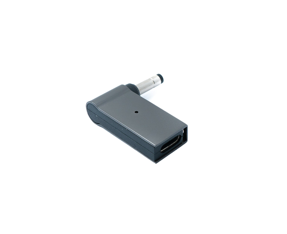 USB 3.1 Adapter Typ C Stecker zu DC 20V 4,0 x 1,7 mm Buchse in Grau | System-S