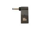 USB 3.1 Adapter Typ C Stecker zu DC 20V 3,0 x 1,1 mm Buchse in Grau | System-S