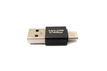 USB 3.0 Adapter Typ A Stecker zu 3.1 C Stecker Adapter 5 Gbit/s in Schwarz | System-S