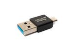 USB 3.0 Adapter Typ A Stecker zu 3.1 C Stecker Adapter 5 Gbit/s in Schwarz | System-S