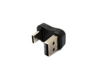 USB 2.0 Adapter Typ A Stecker zu 3.1 C Stecker U Turn 180° Winkel Adapter in Schwarz | System-S