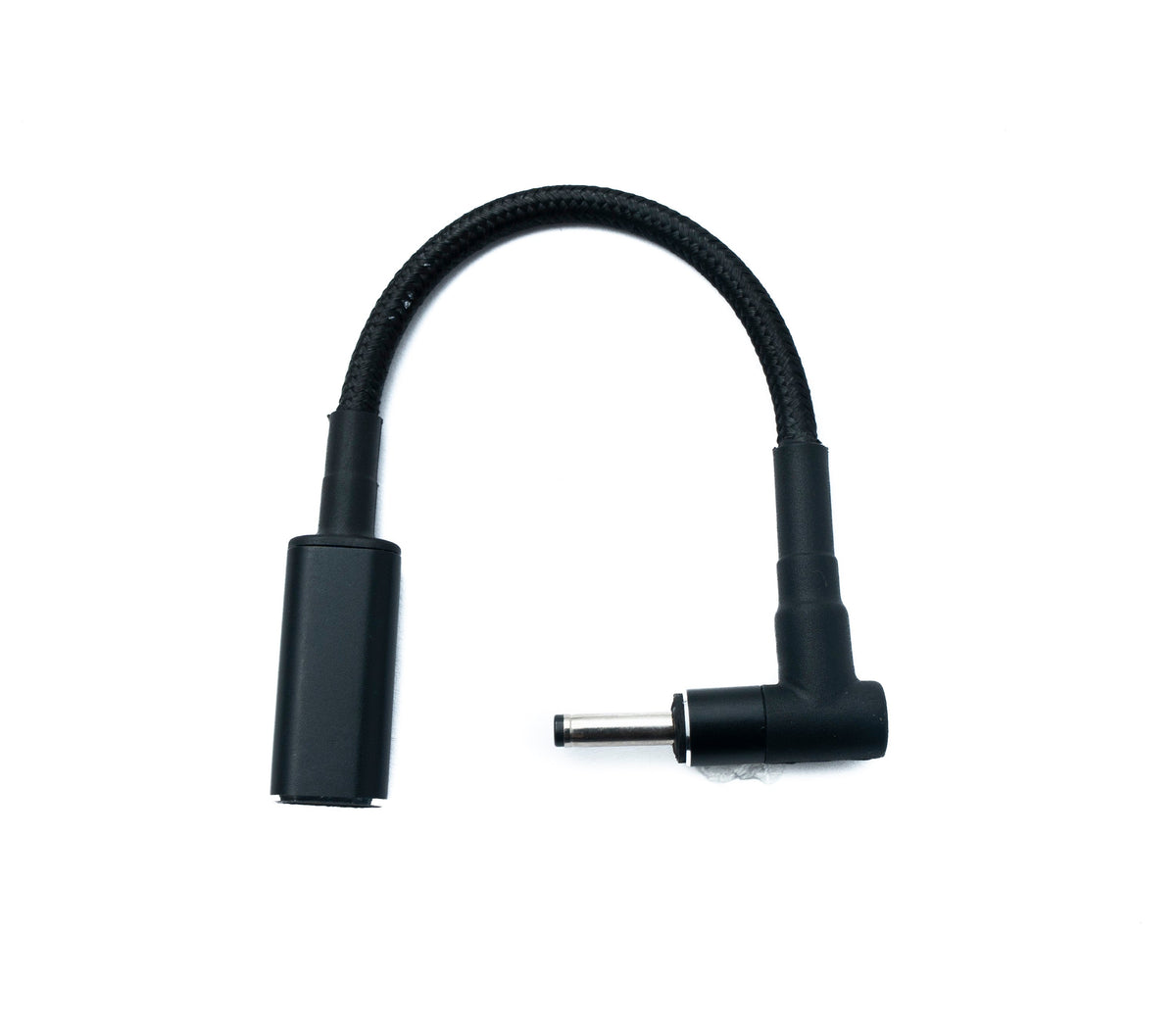 DC 20V Kabel 15 cm 3,5 x 1,35 Stecker zu USB 3.1 Typ C Buchse geflochten Winkel | System-S