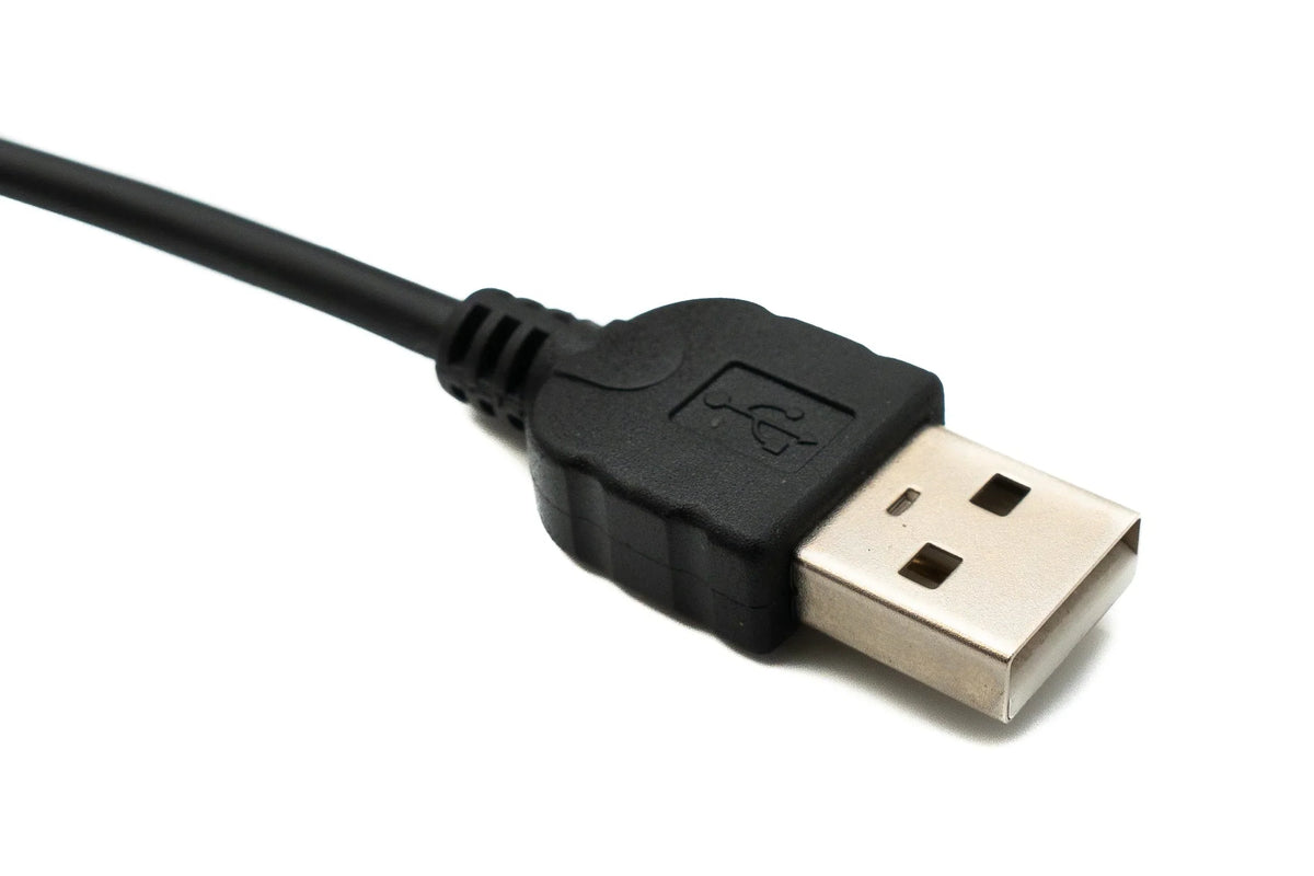 USB Type C 3.1 zu USB 2.0 Spiralkabel Datenkabel Ladekabel Kabel 30 -50 cm schwarz | System-S
