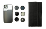 ND Filter Set 37 mm Neutraldichte mit Hülle und Tasche für iPhone 14 Plus | System-S