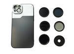 ND Filter Set 37 mm Neutraldichte mit Hülle und Tasche für iPhone 14 Plus | System-S