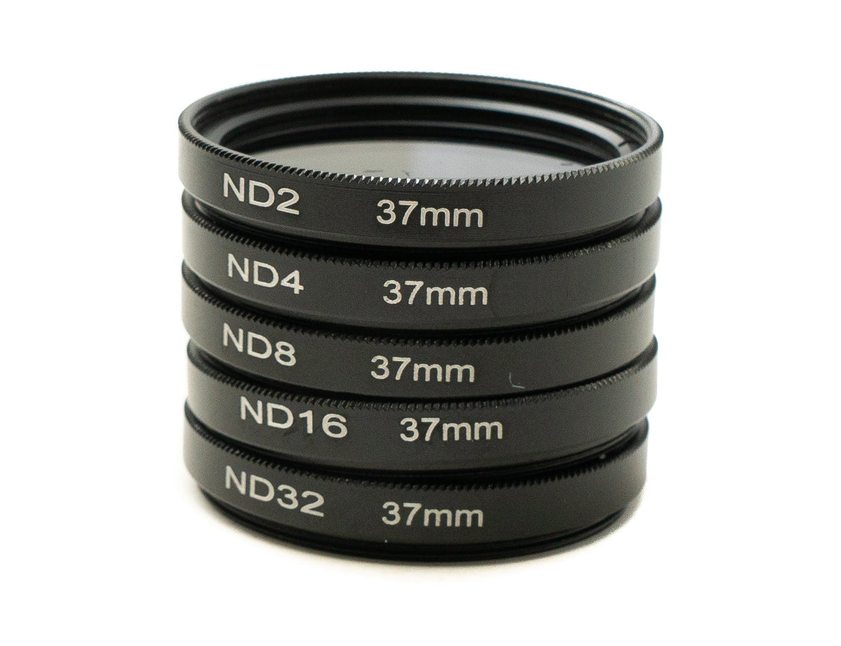ND Filter Set 37 mm Neutraldichte mit Hülle und Tasche für iPhone 14 Plus | System-S