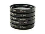 ND Filter Set 37 mm Neutraldichte mit Hülle und Tasche für iPhone 14 Plus | System-S