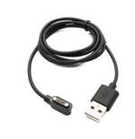 USB 2.0 Kabel 100 cm Ladekabel für Realme Watch 3 Smartwatch in Schwarz | System-S