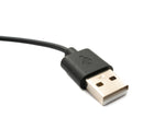 USB 2.0 Kabel 100 cm Ladekabel für Realme Watch 3 Smartwatch in Schwarz | System-S