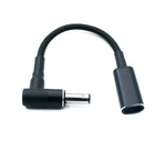 DC 20V Kabel 15 cm 5,5 x 3,0 Stecker zu USB 3.1 Typ C Buchse geflochten Winkel | System-S