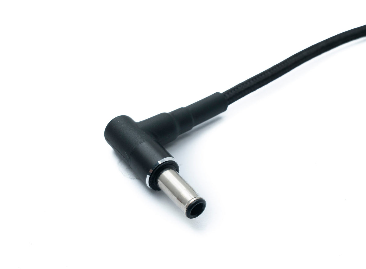 DC 20V Kabel 15 cm 5,5 x 3,0 Stecker zu USB 3.1 Typ C Buchse geflochten Winkel | System-S