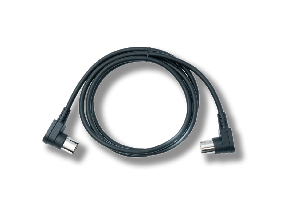 MIDI Kabel 150 cm Din 5 Pin Stecker zu Stecker Winkel | System-S