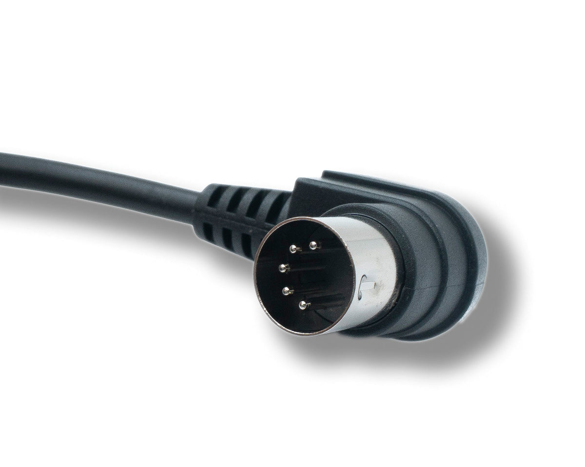 MIDI Kabel 150 cm Din 5 Pin Stecker zu Stecker Winkel | System-S