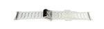 Armband 20 mm aus TPU für Samsung Galaxy Watch 5 4 Smartwatch Transparent Weiß | System-S