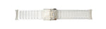 Armband 20 mm aus TPU für Samsung Galaxy Watch 5 4 Smartwatch Transparent Weiß | System-S