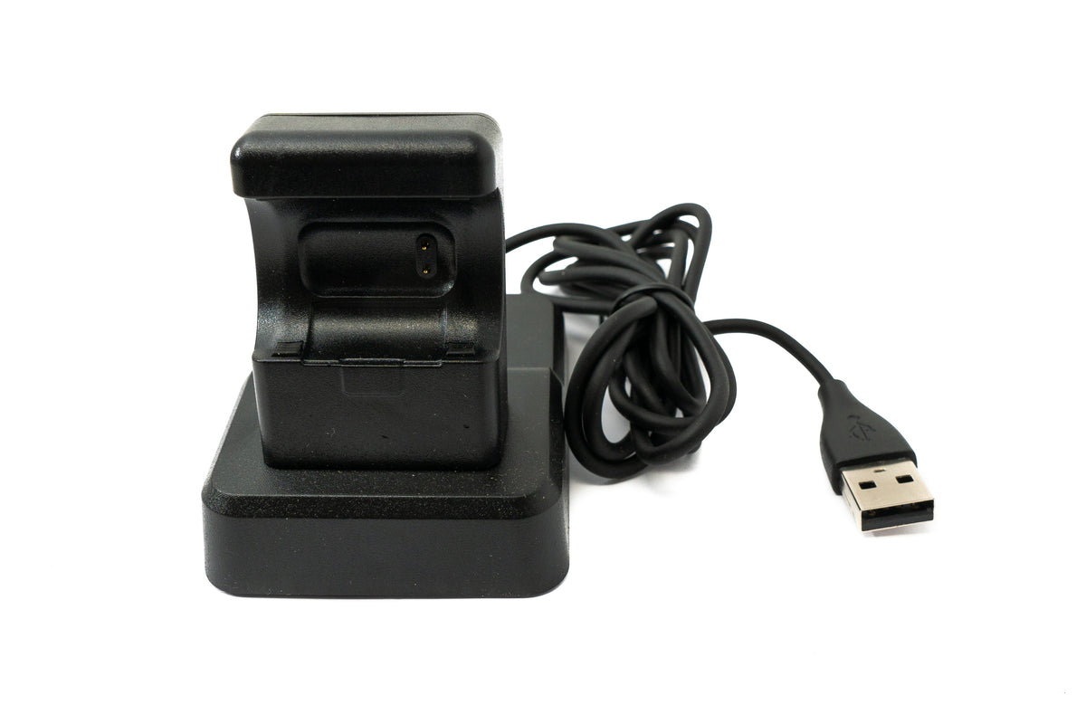 USB 2.0 Kabel 120 cm Ladestation für Fitbit Charge 4 Smartwatch in Schwarz | System-S
