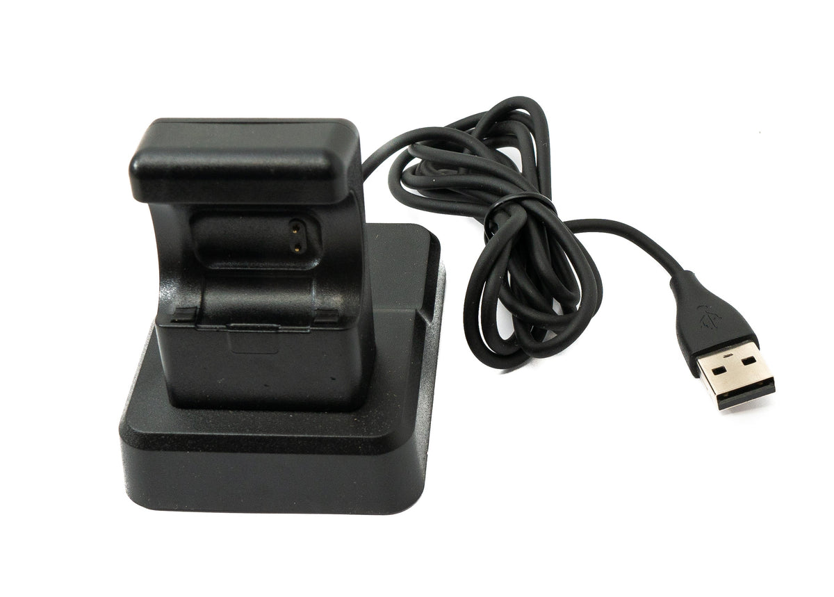 USB 2.0 Kabel 120 cm Ladestation für Fitbit Charge 4 Smartwatch in Schwarz | System-S