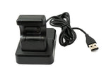 USB 2.0 Kabel 120 cm Ladestation für Fitbit Charge 4 Smartwatch in Schwarz | System-S