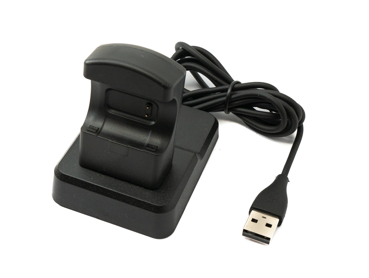USB 2.0 Kabel 120 cm Ladestation für Fitbit Charge 3 Smartwatch in Schwarz | System-S