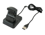 USB 2.0 Kabel 120 cm Ladestation für Fitbit Charge 3 Smartwatch in Schwarz | System-S