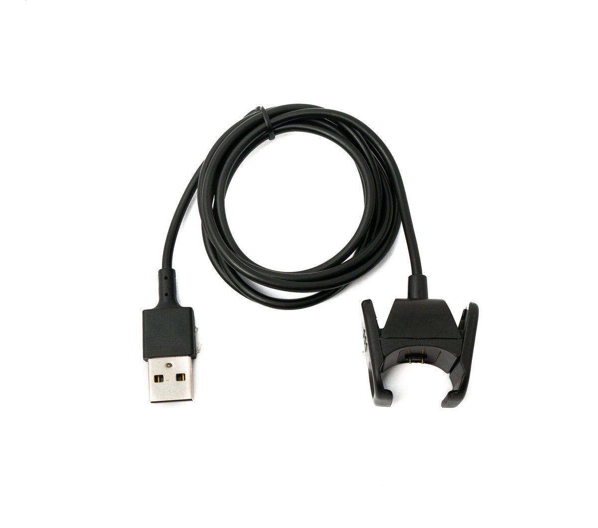 USB 2.0 Kabel 99 cm Ladekabel für Fitbit Charge 3 Smartwach in Schwarz | System-S