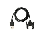 USB 2.0 Kabel 99 cm Ladekabel für Fitbit Charge 3 Smartwach in Schwarz | System-S