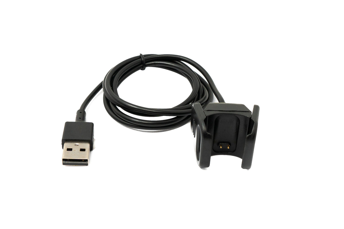 USB 2.0 Kabel 99 cm Ladekabel für Fitbit Charge 3 Smartwach in Schwarz | System-S