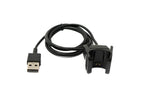 USB 2.0 Kabel 99 cm Ladekabel für Fitbit Charge 3 Smartwach in Schwarz | System-S